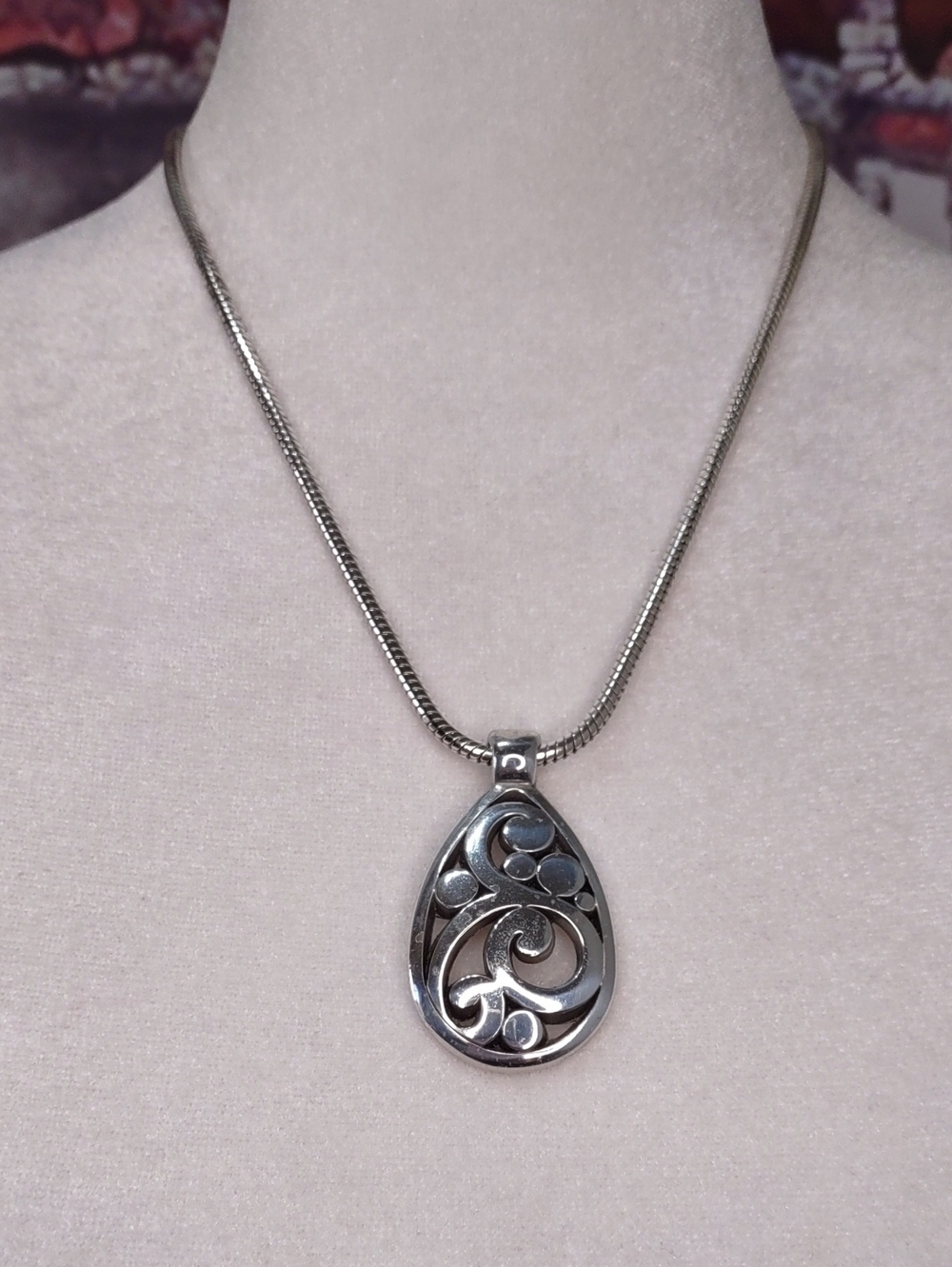 Brighton "Contempo"  Teardrop Pendant Necklace
